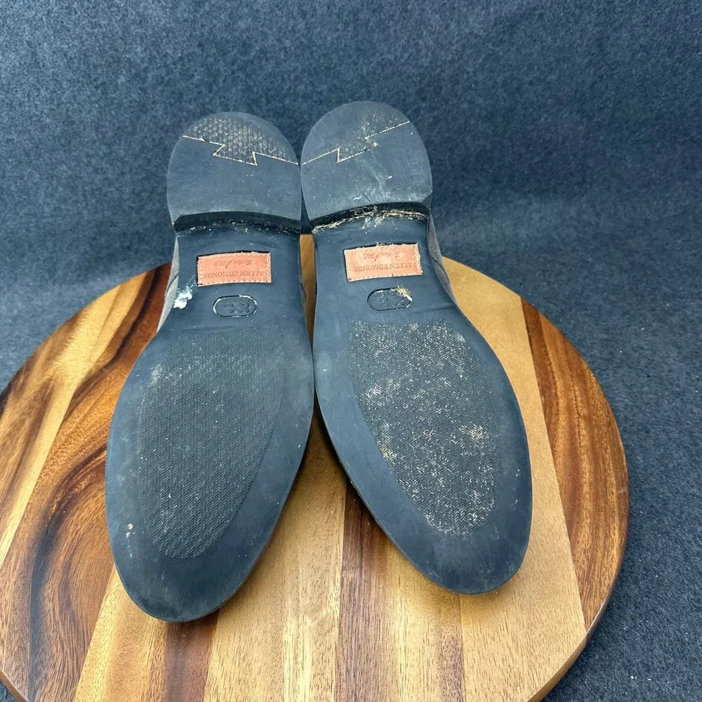 Allen Edmonds 6244 Nomad Grey Suede Buck Plain Toe Derby Shoes Men's 13D